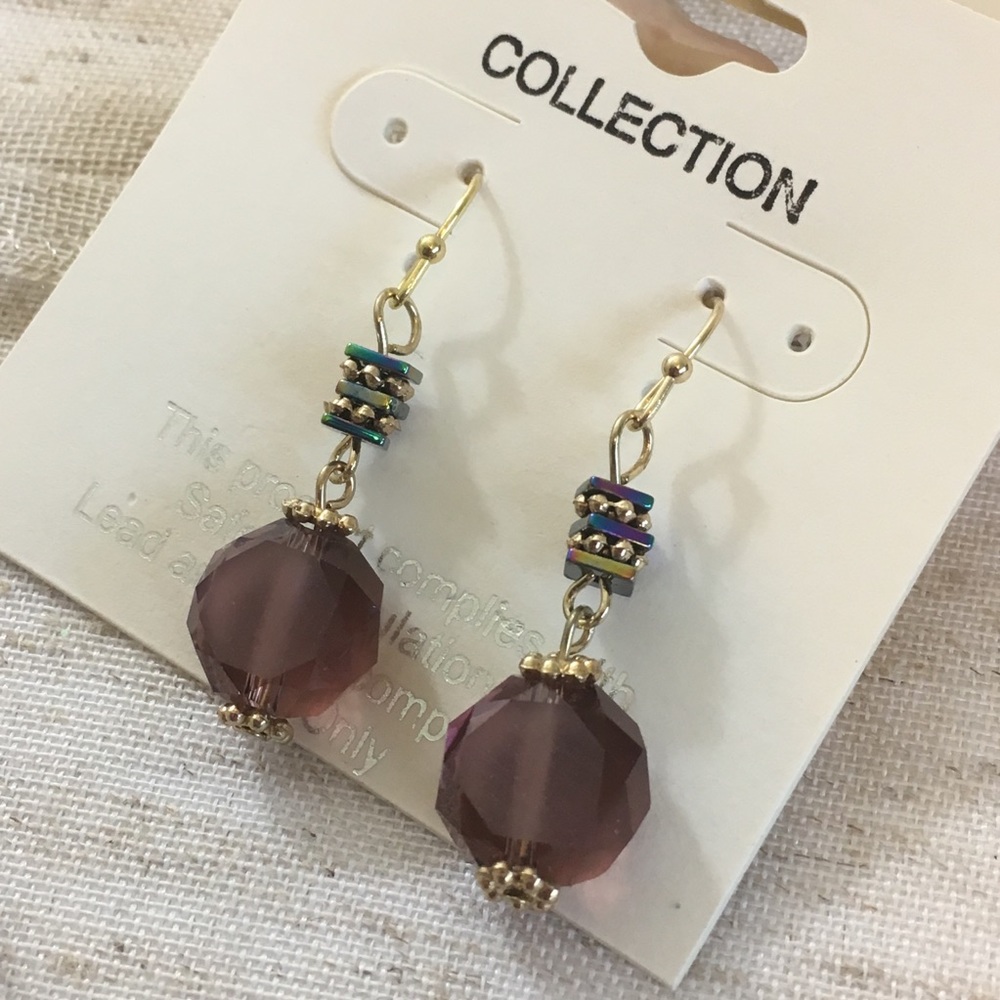 Euro Collection Beaded Fashion Earrings